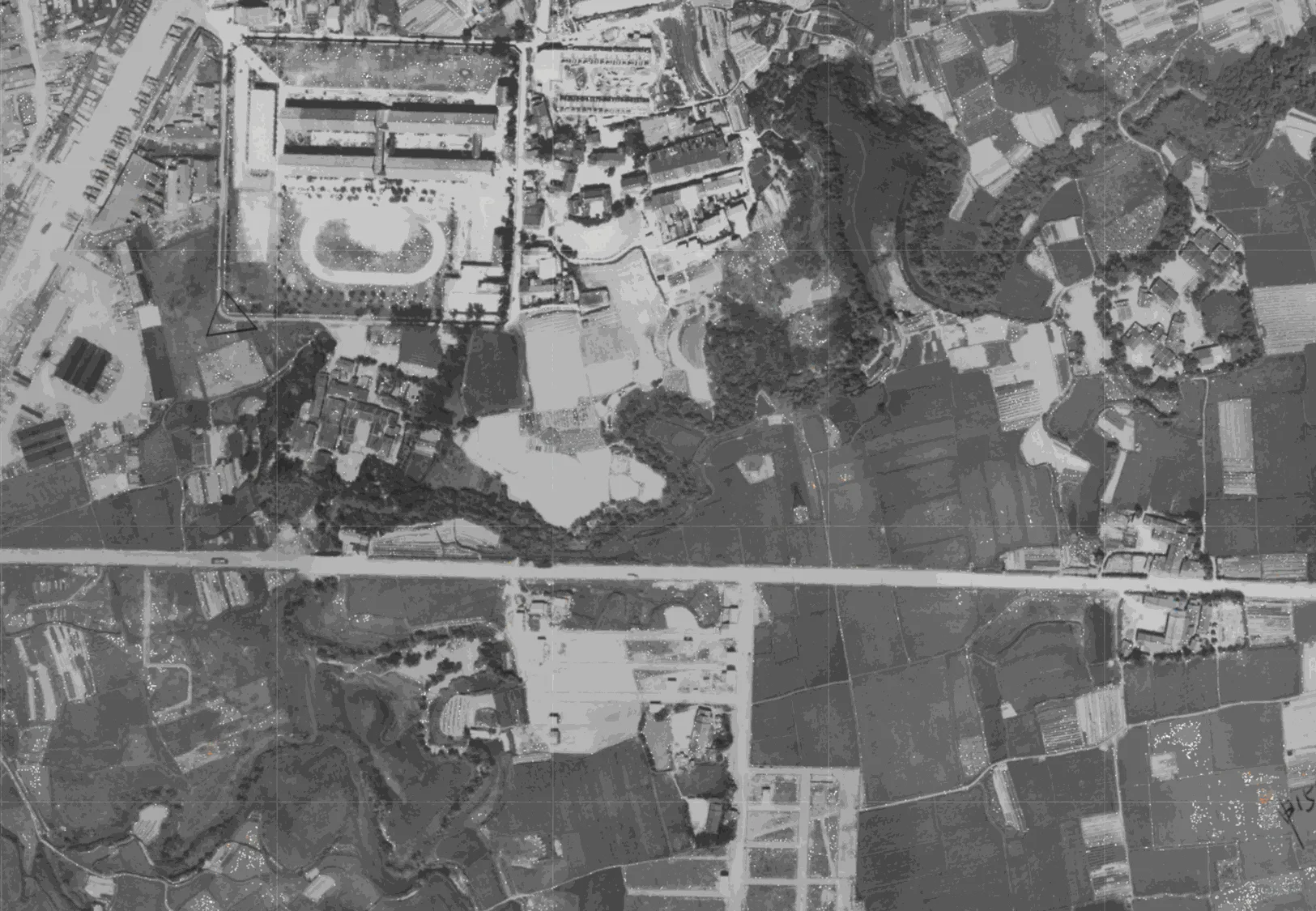 象山水系轉為松隆大排的歷史對照