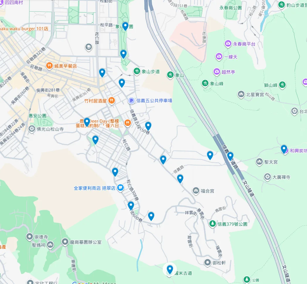 路線四導覽地圖